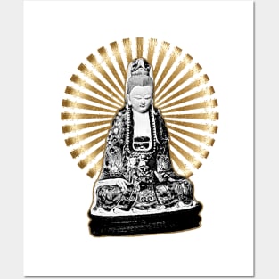 Buddha God worshiped and Lord of Peace Posters and Art